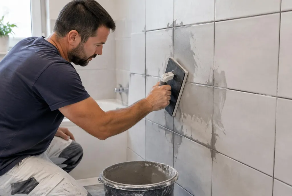 Kitbedrijf Beverwijk – nieuwe voegen in de badkamer